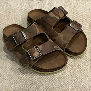 Camouflage Kids Sandals / slides Birkenstock style